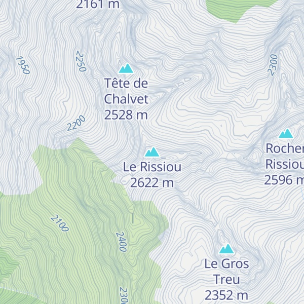 Map of Le Rissiou