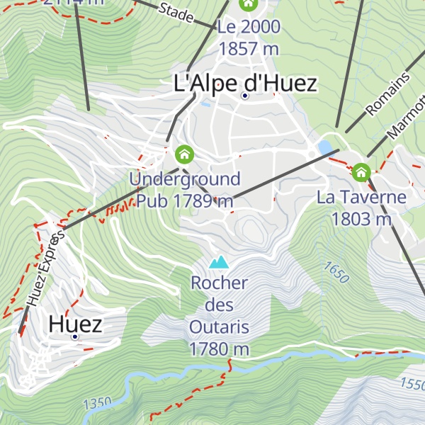 Map of La Tablée
