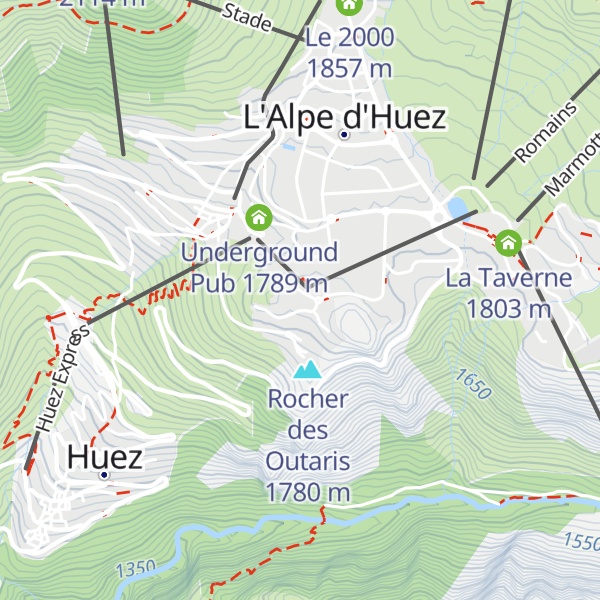 Map of Au Bistrot Chez les filles