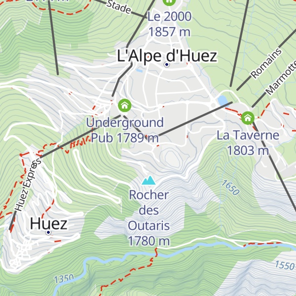 Map of L'1 Près Vue