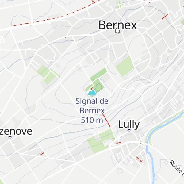 Map of Signal de Bernex
