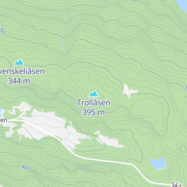 Map of Trollåsen