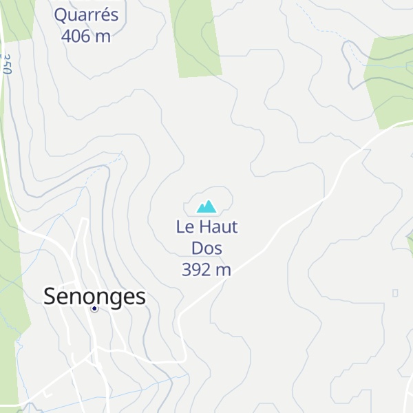 Map of Le Haut Dos