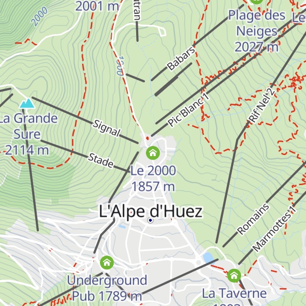 Map of Le 2000