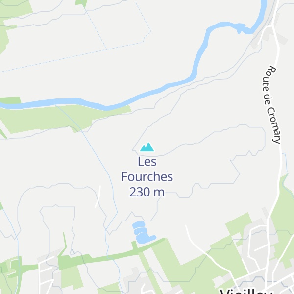 Map of Les Fourches