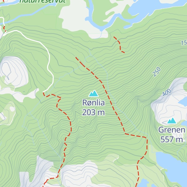 Map of Rønlia