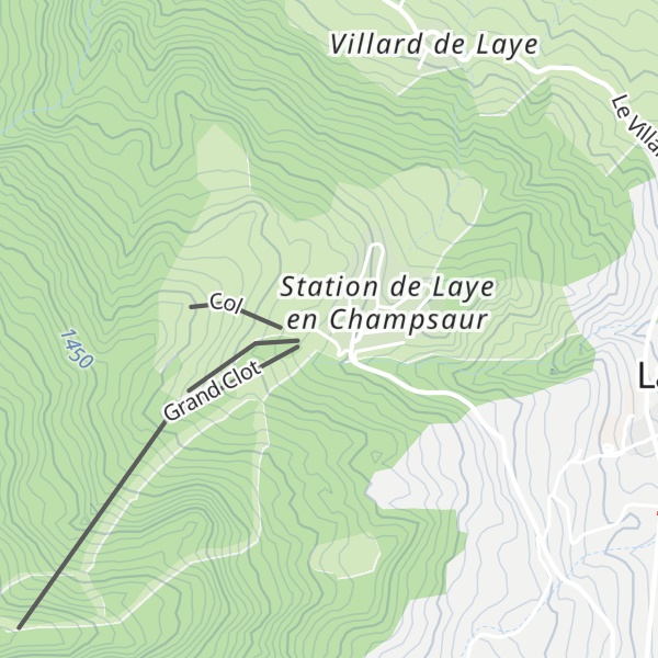 Map of Le Petit Renard