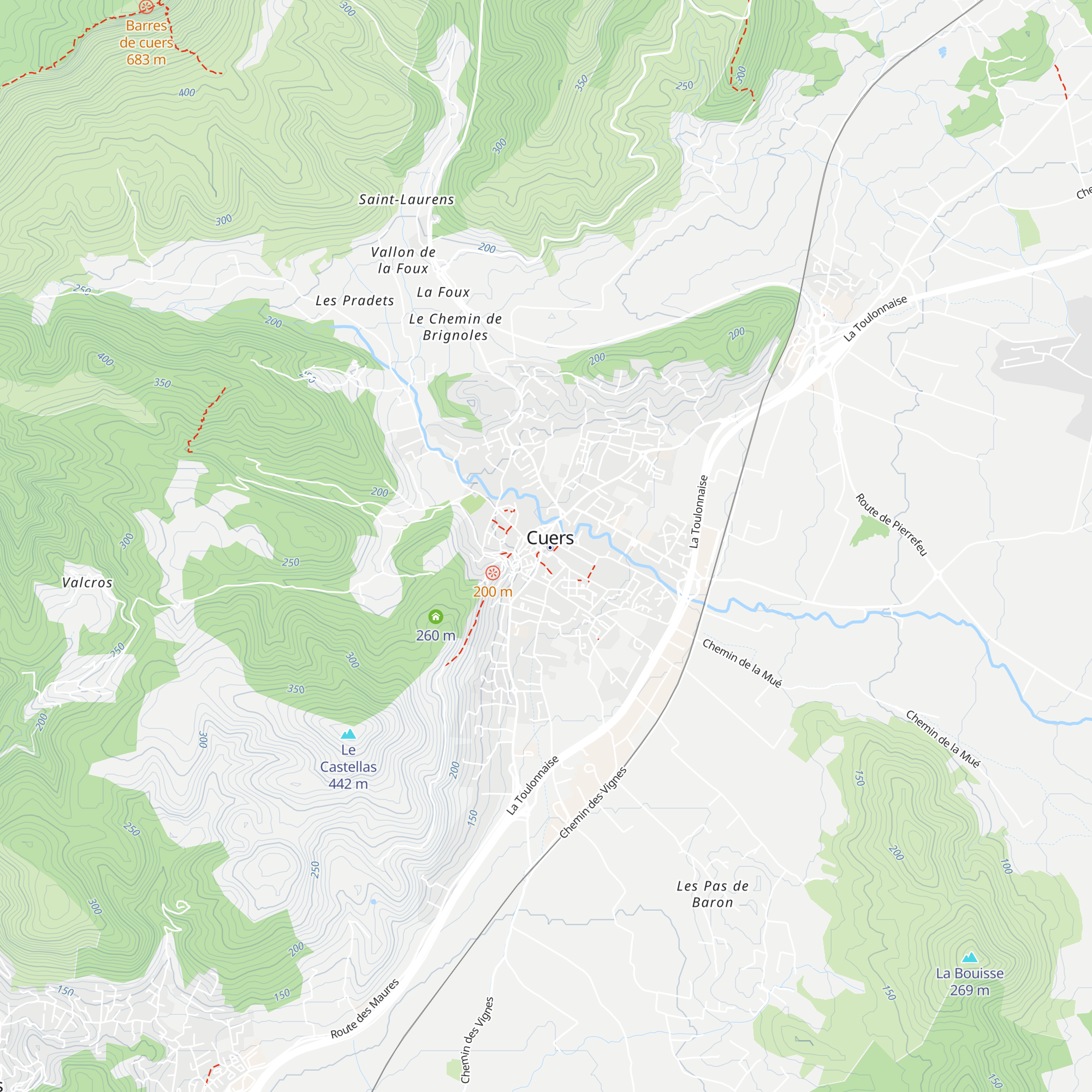 Office de Tourisme de Cuers map