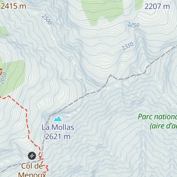 Map of Le Pey Saint Maurice