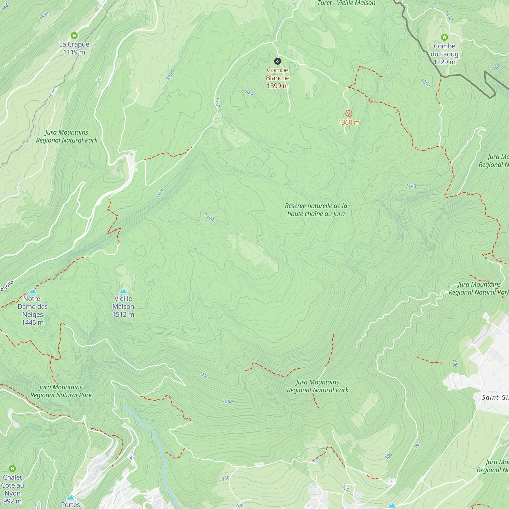 La Vesancière map