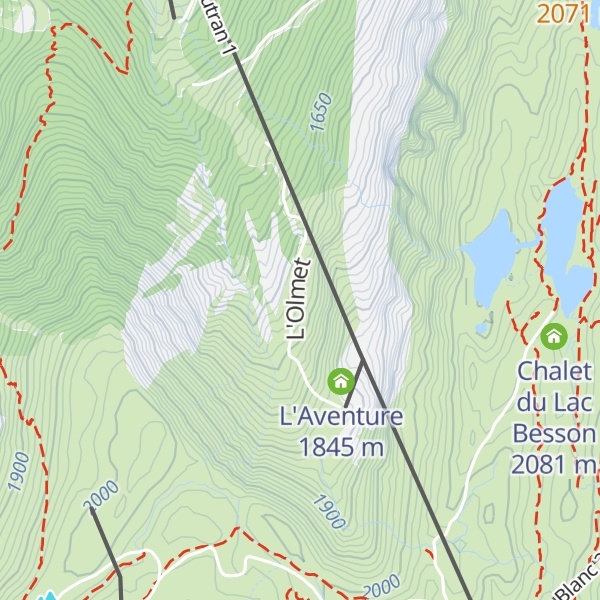 Map of Le Chalet d'Oz