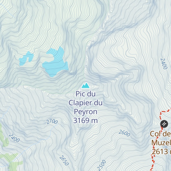 Map of Pic du Clapier du Peyron