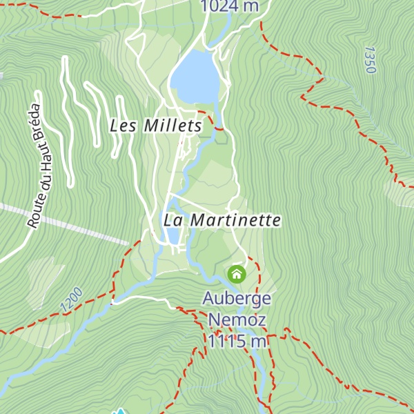 Map of Hostel la Martinette