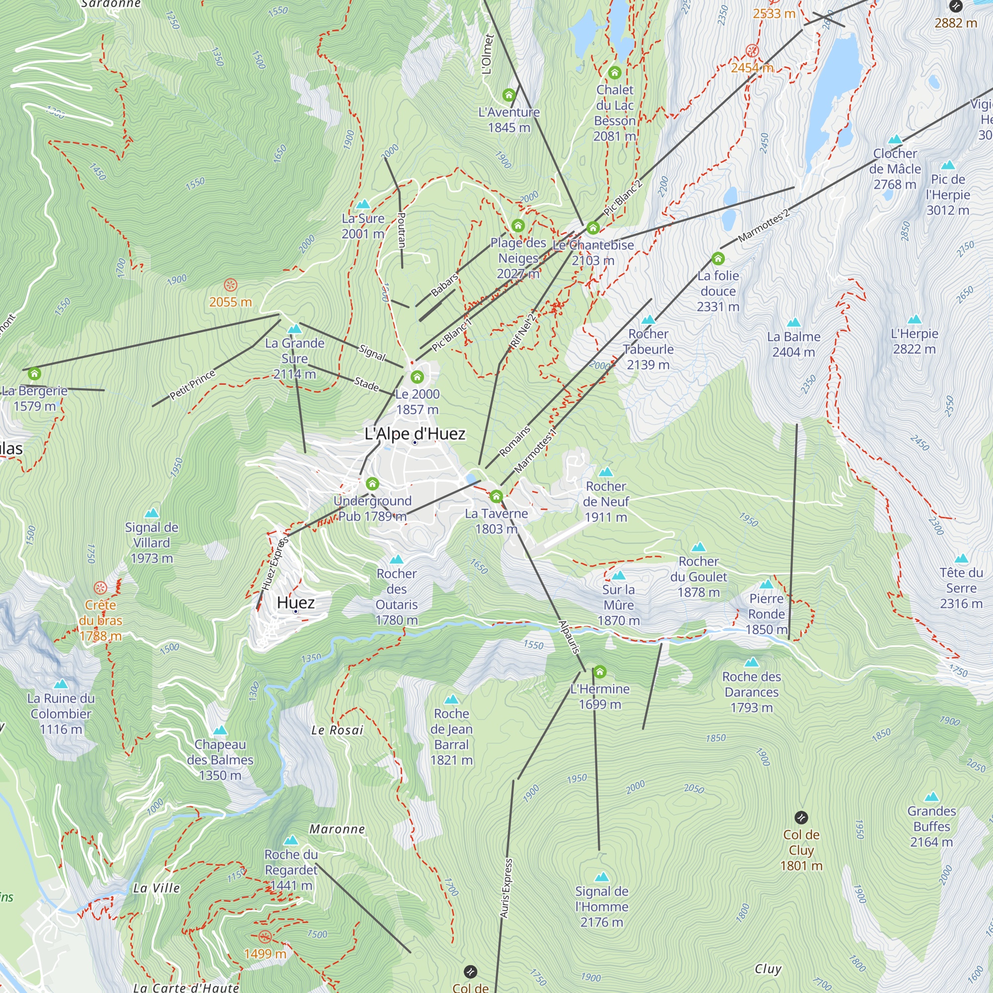 La Taverne map