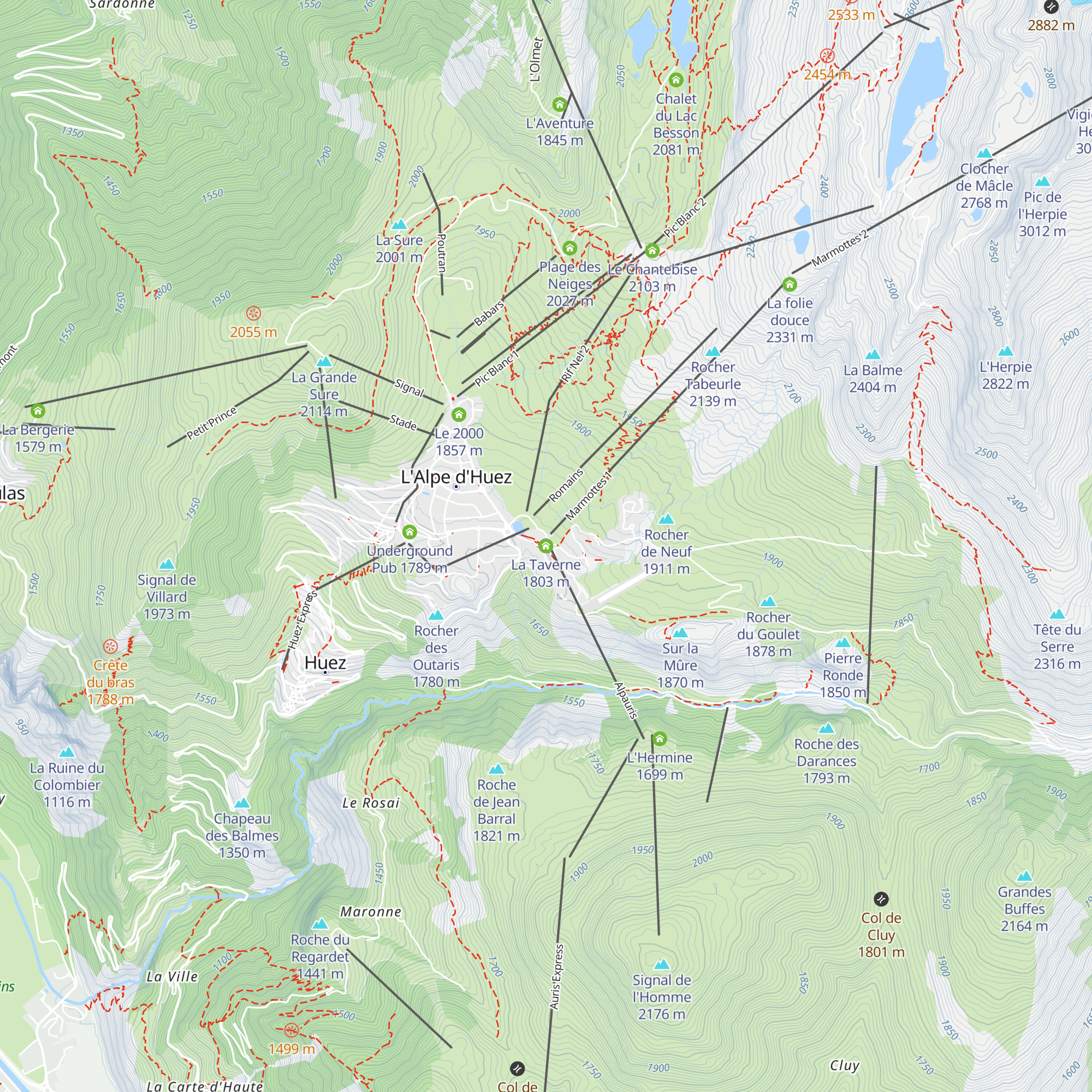 La Taverne map