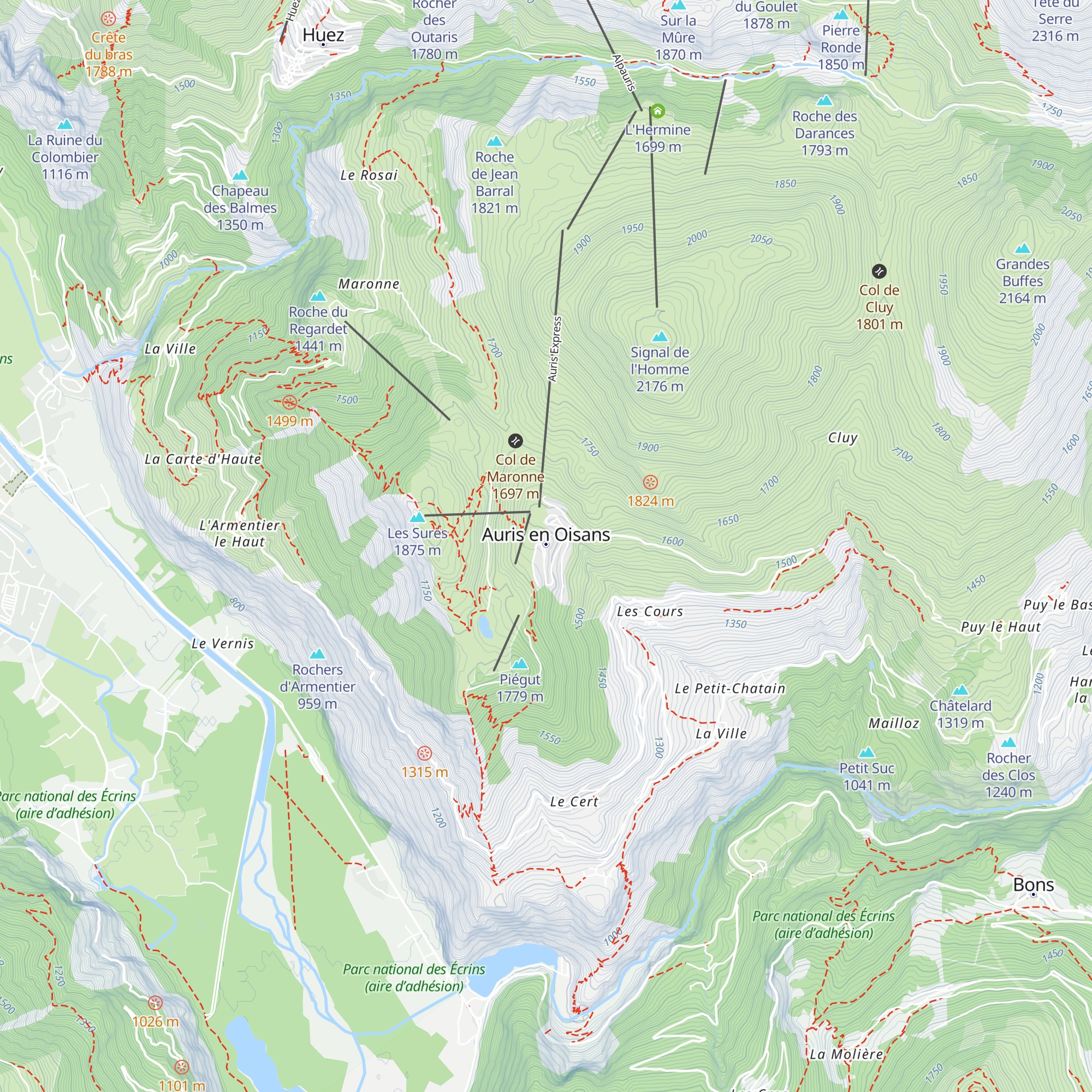 L'Étoile d'Or map