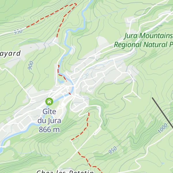 Map of Gîte la Belle Combe