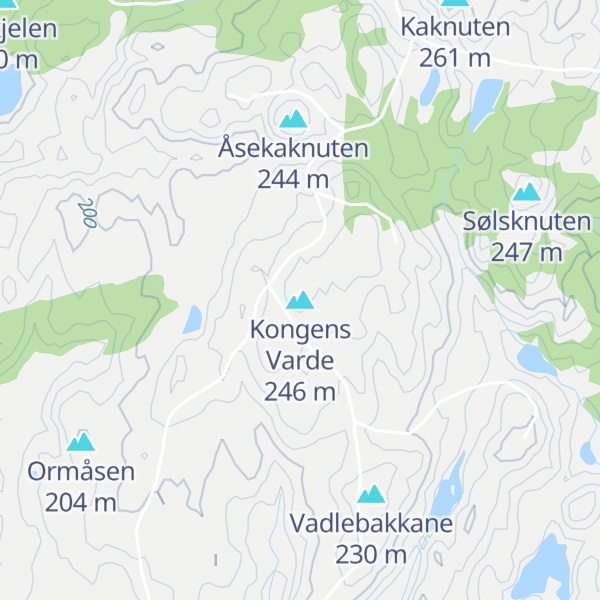 Map of Kongens Varde