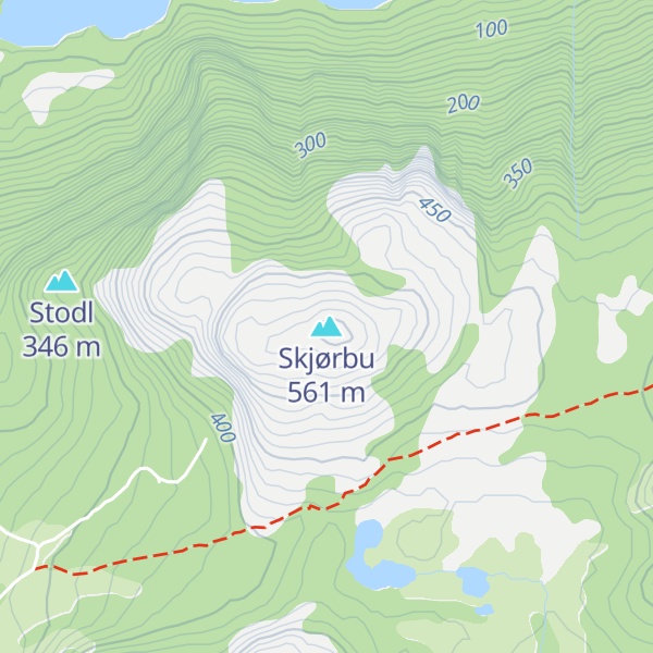 Map of Skjørbu