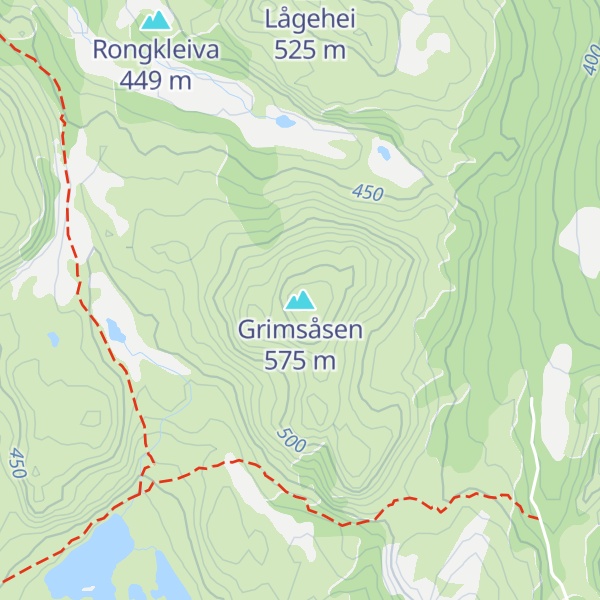 Map of Grimsåsen