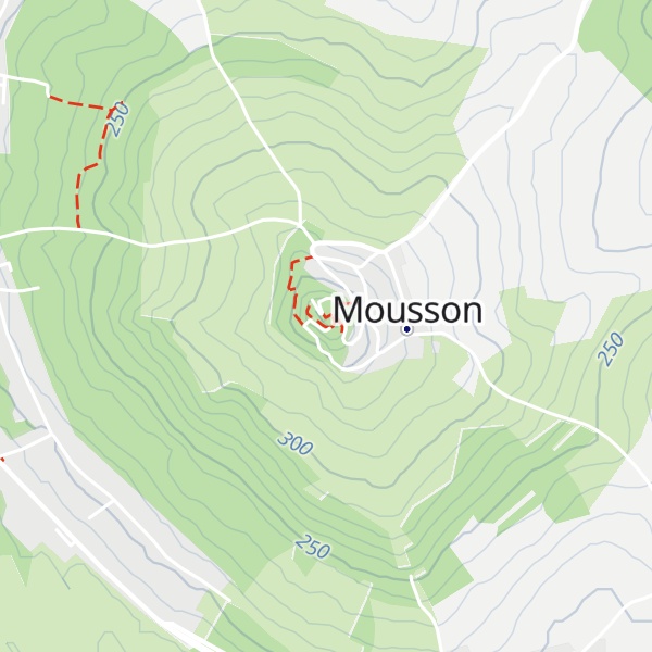 Map of Butte de Mousson