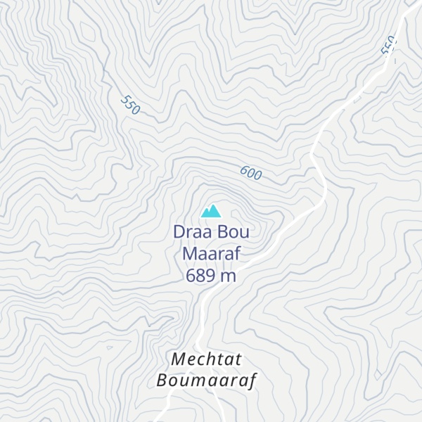 Map of Draa Bou Maaraf