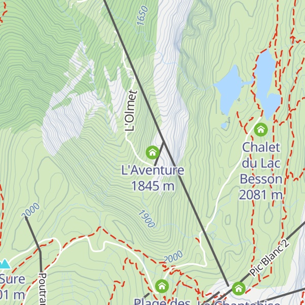 Map of Le Perce Neige