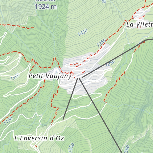 Map of La Table de la Fare