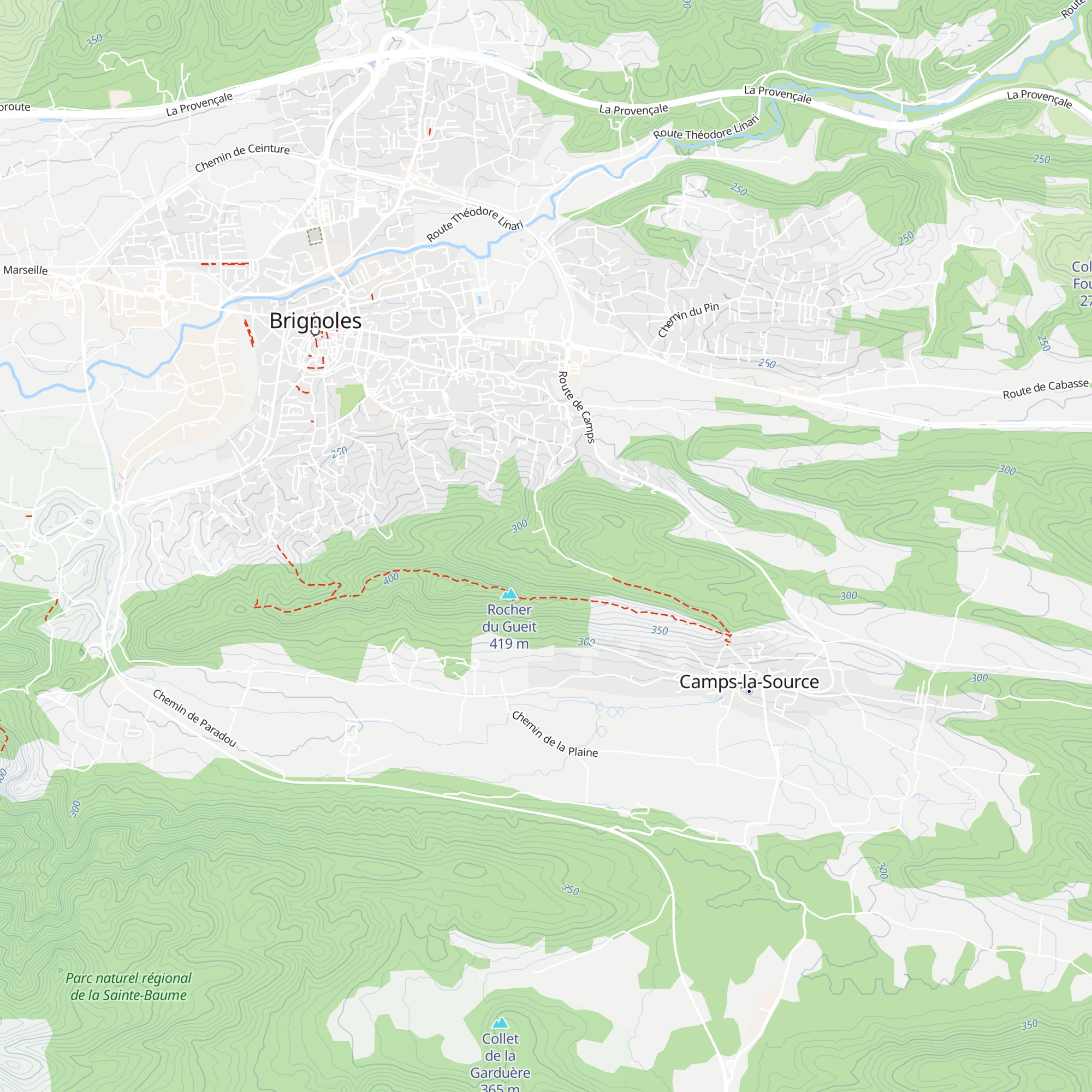 Théatre map