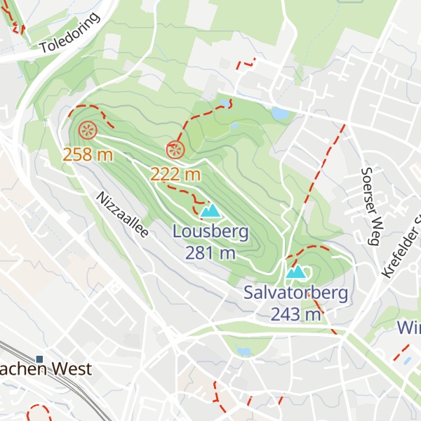 Map of Lousberg