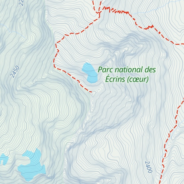 Map of Tête de la Muraillette