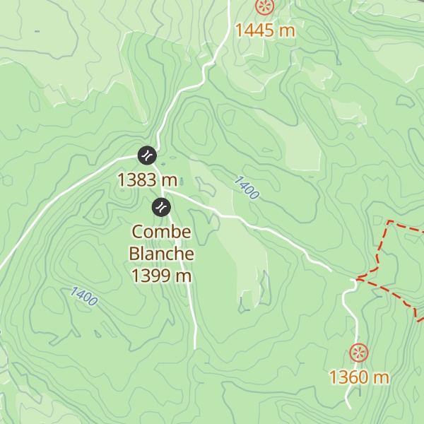 Map of Chalet de la Petite Grand