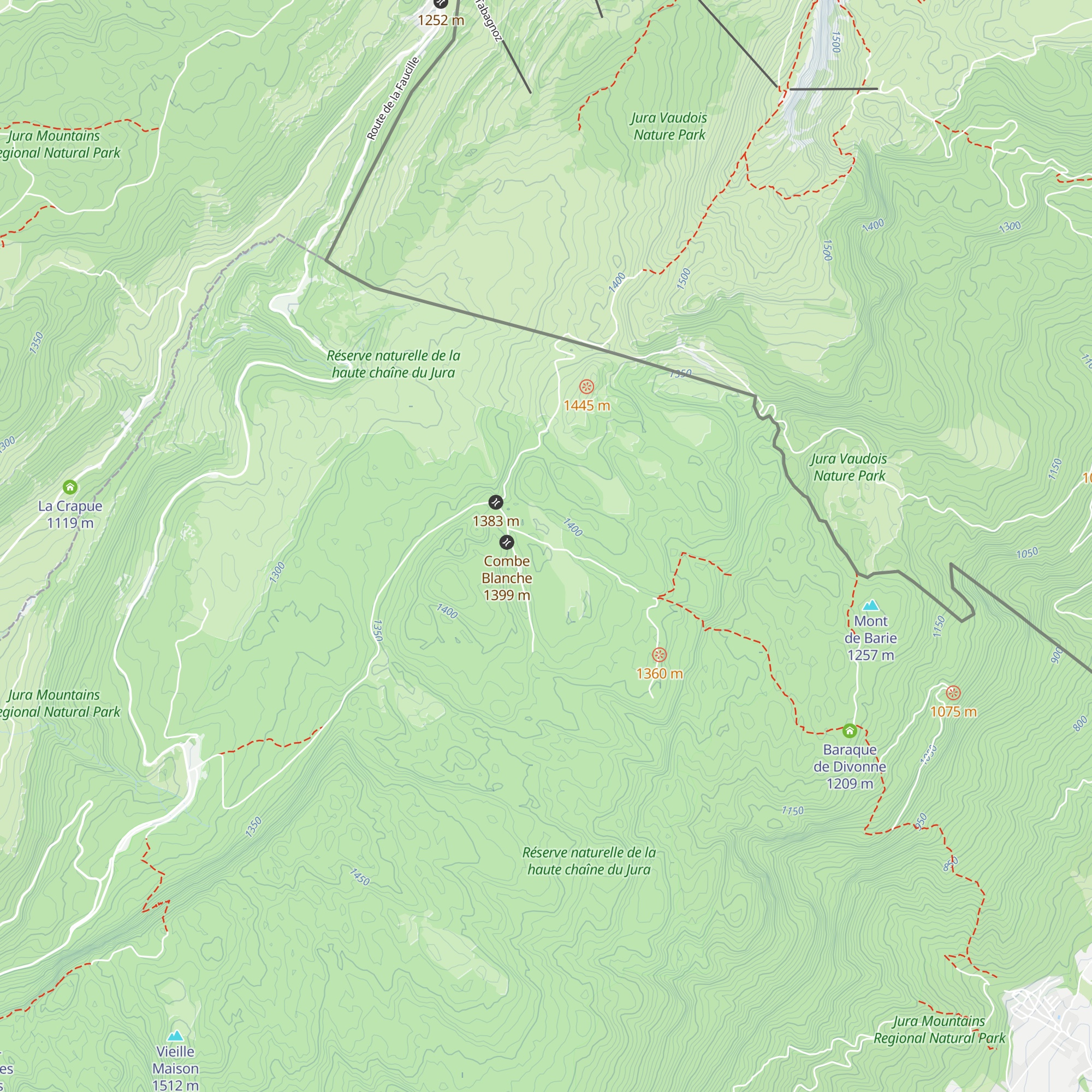 Chalet de la Petite Grand map