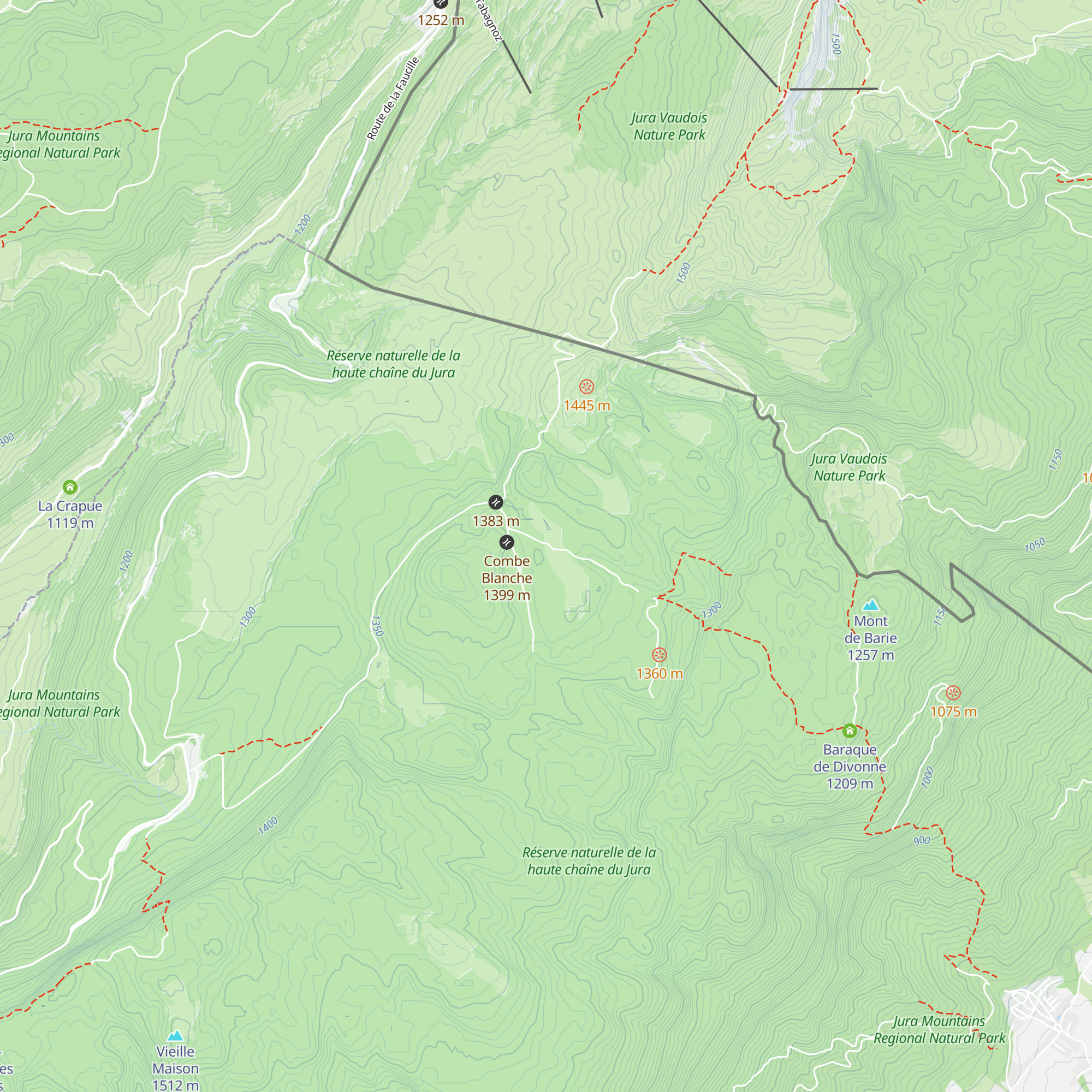 Chalet de la Petite Grand map