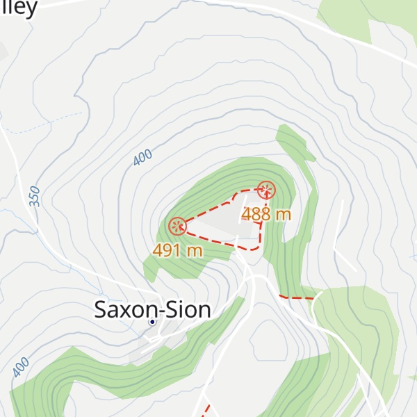 Map of Colline de Sion-Vaudémont