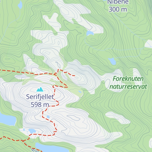 Map of Selvigstakken