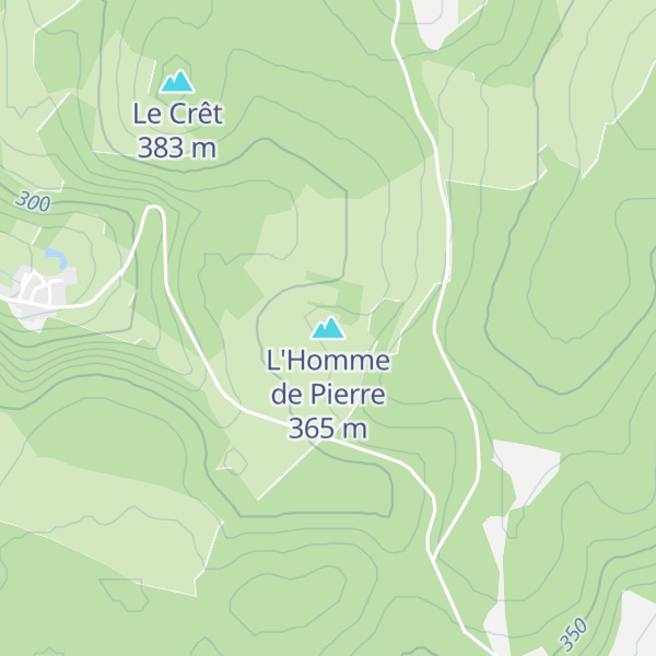 Map of L'Homme de Pierre