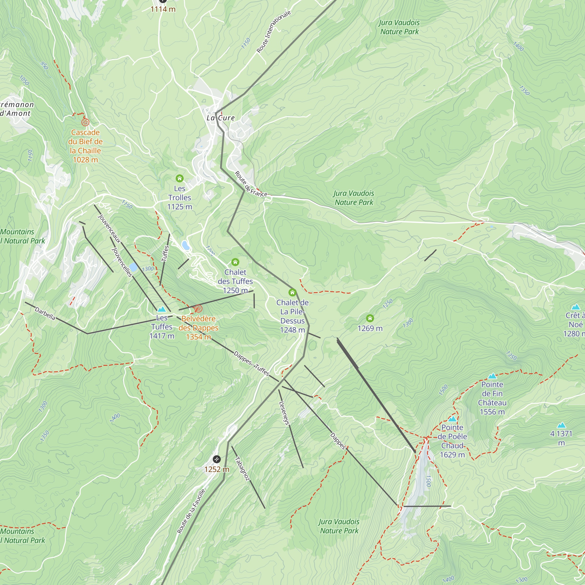 Chalet de La Pile-Dessus map