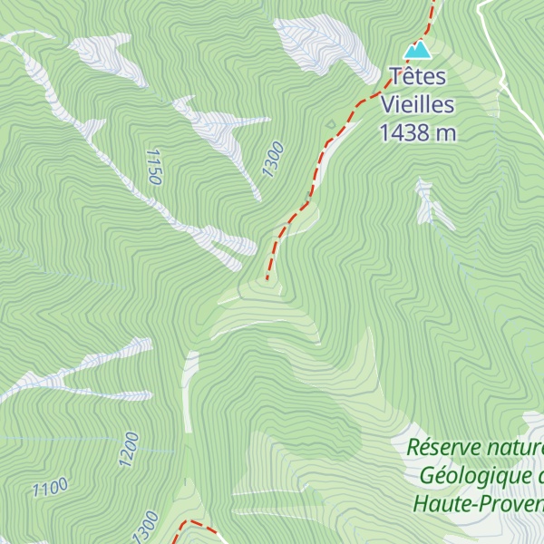 Map of Sommet de Vaumuse