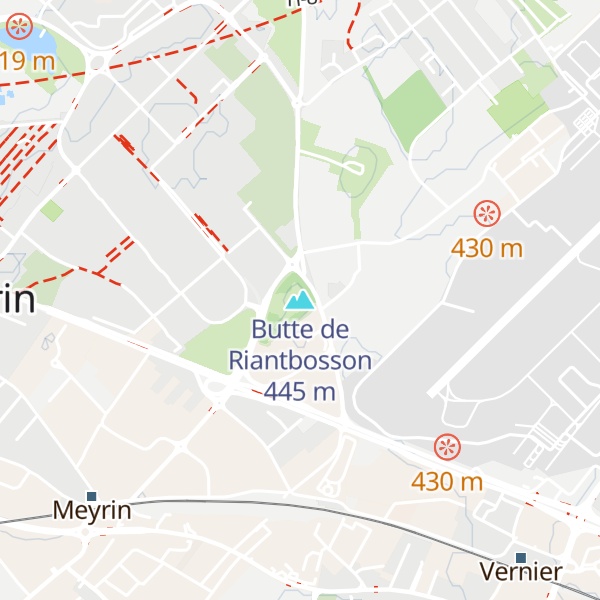 Map of Butte de Riantbosson