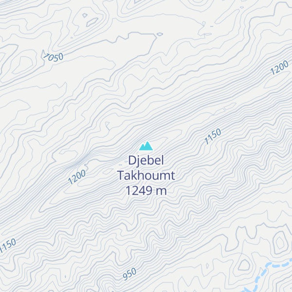 Map of Djebel Takhoumt