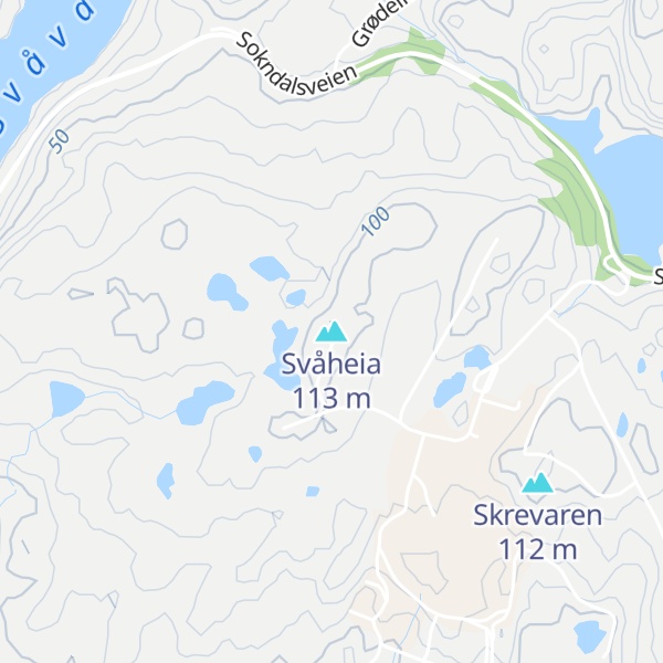 Map of Svåheia