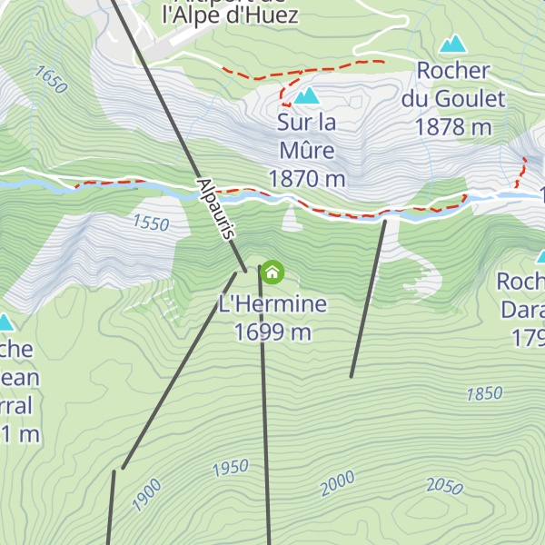 Map of L'Hermine