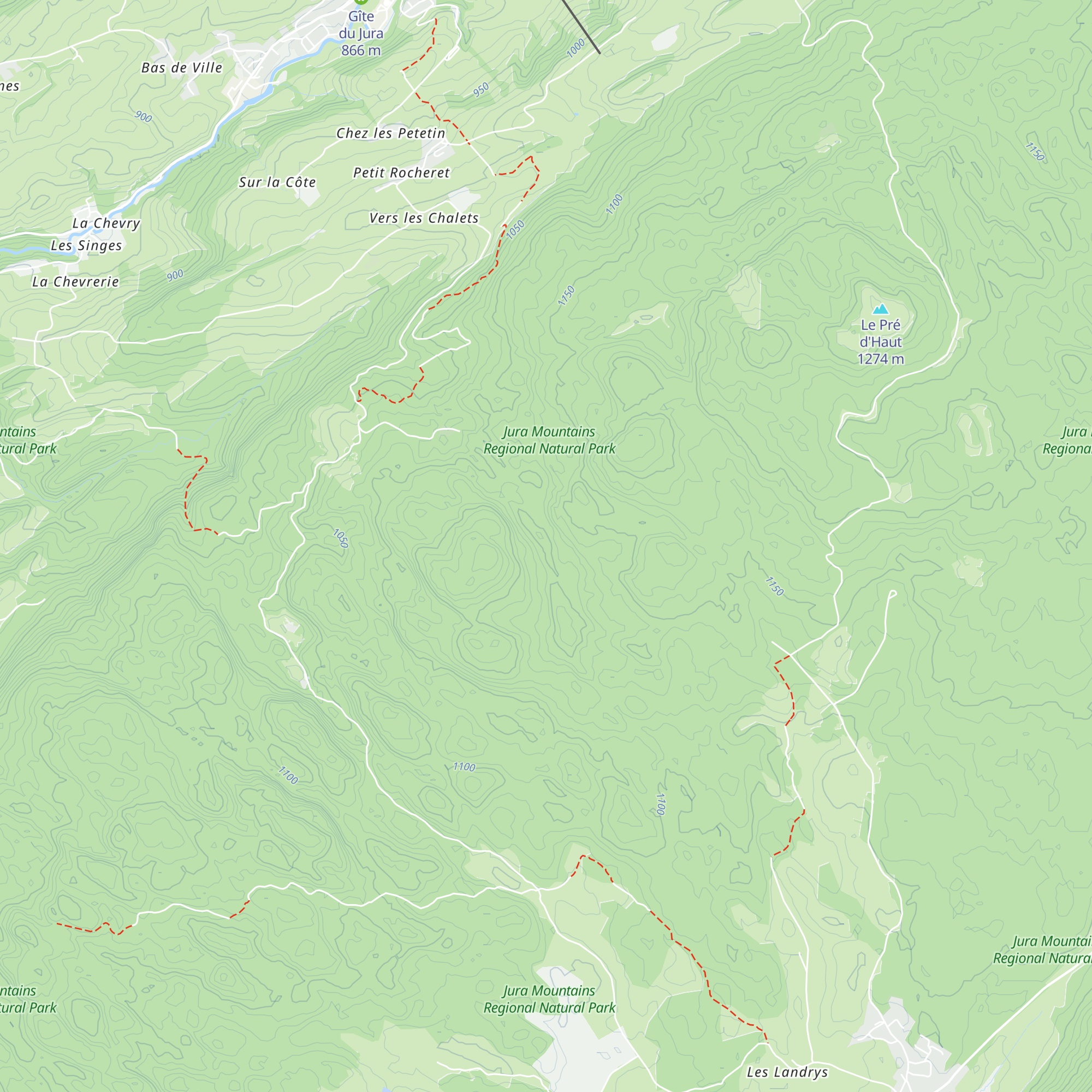 Bacu de la combe des Mailèzes map