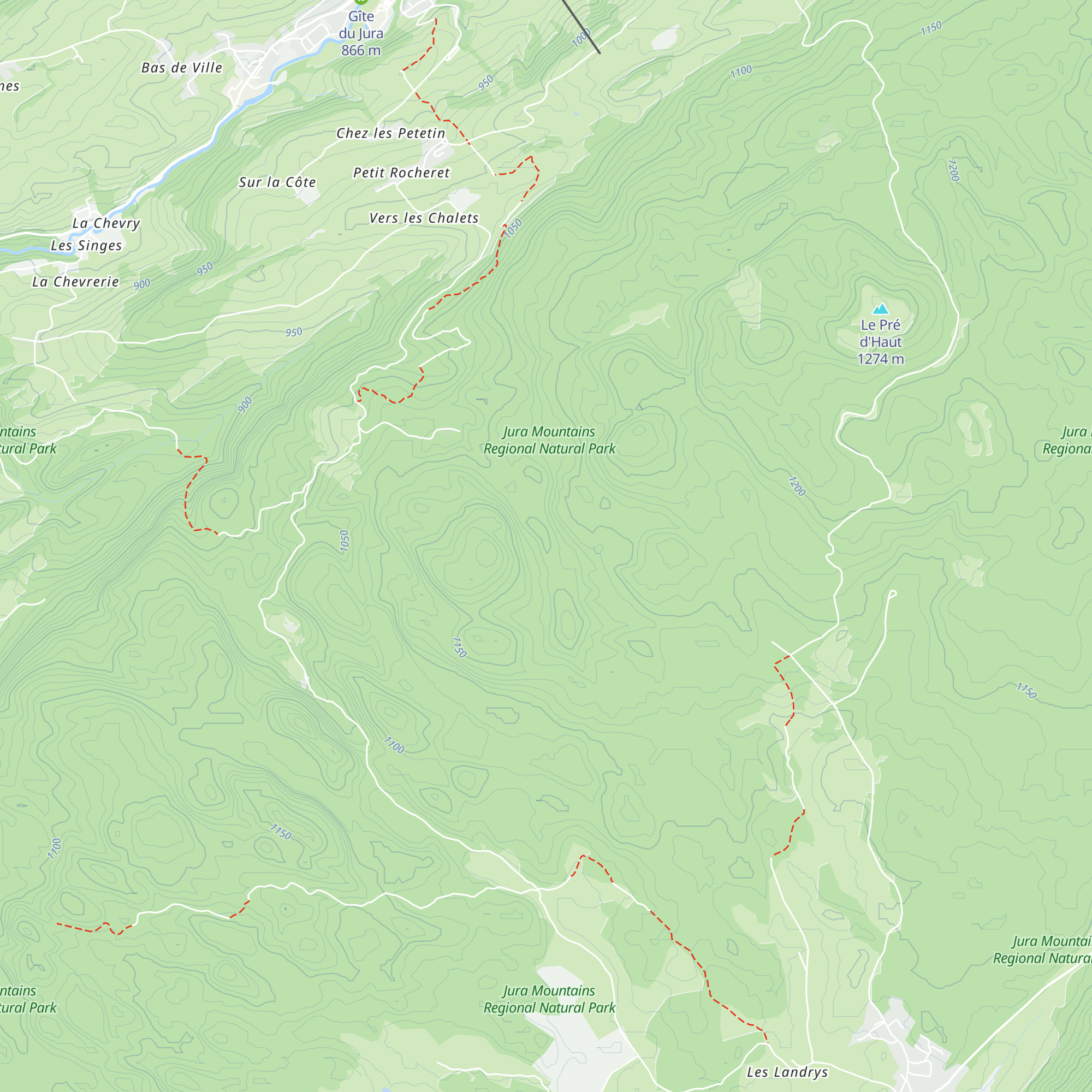 Bacu de la combe des Mailèzes map