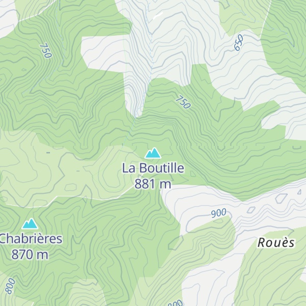 Map of La Boutille