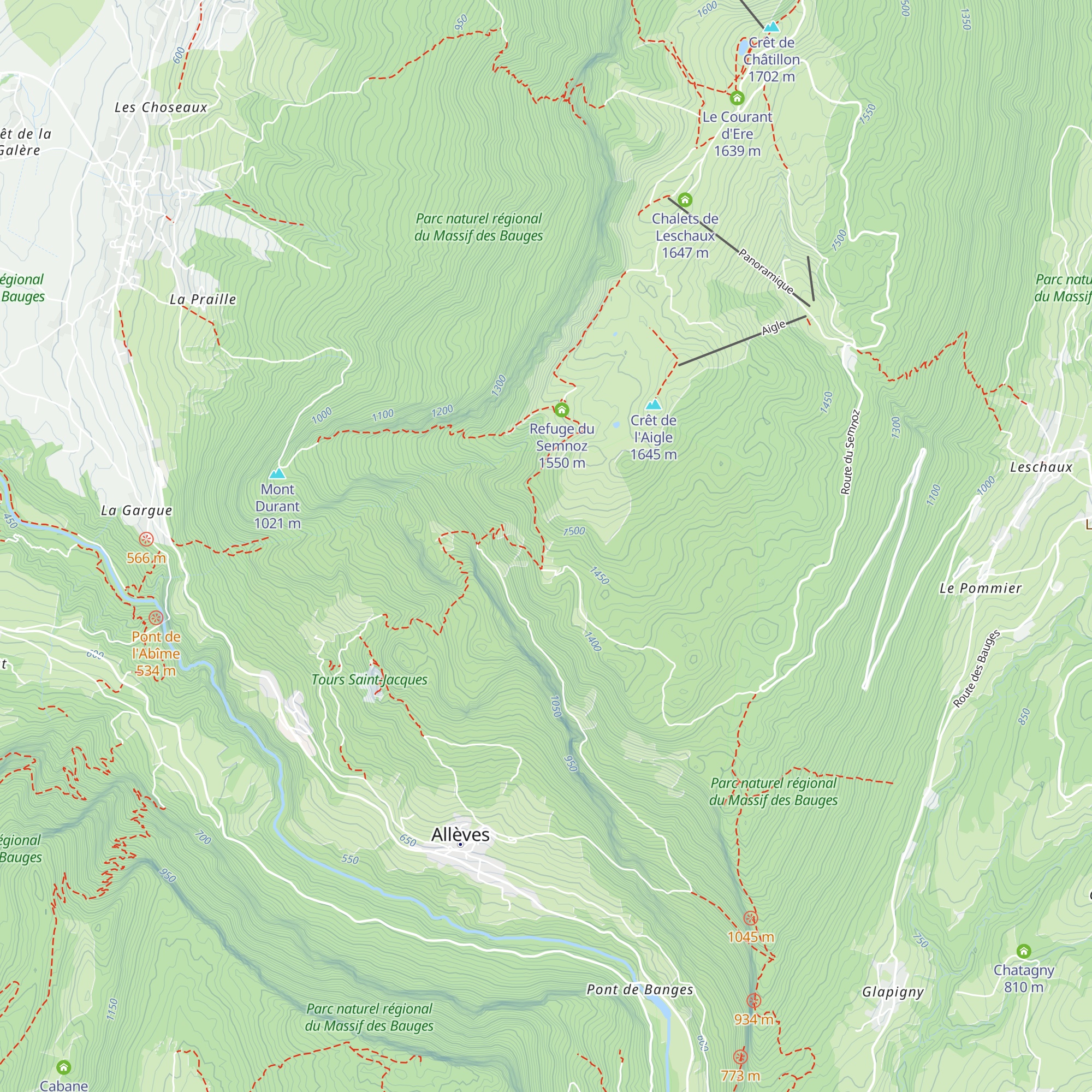 Grange des Garennes map