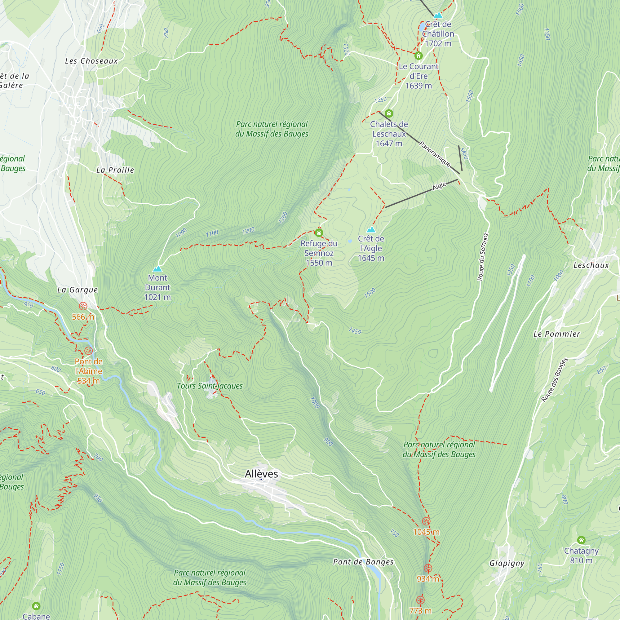 Grange des Garennes map