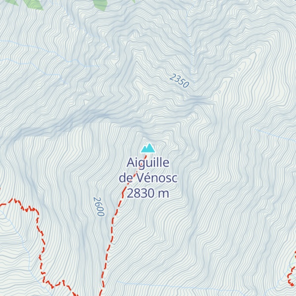 Map of Aiguille de Vénosc