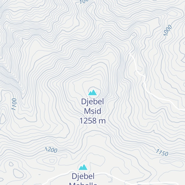 Map of Djebel Msid